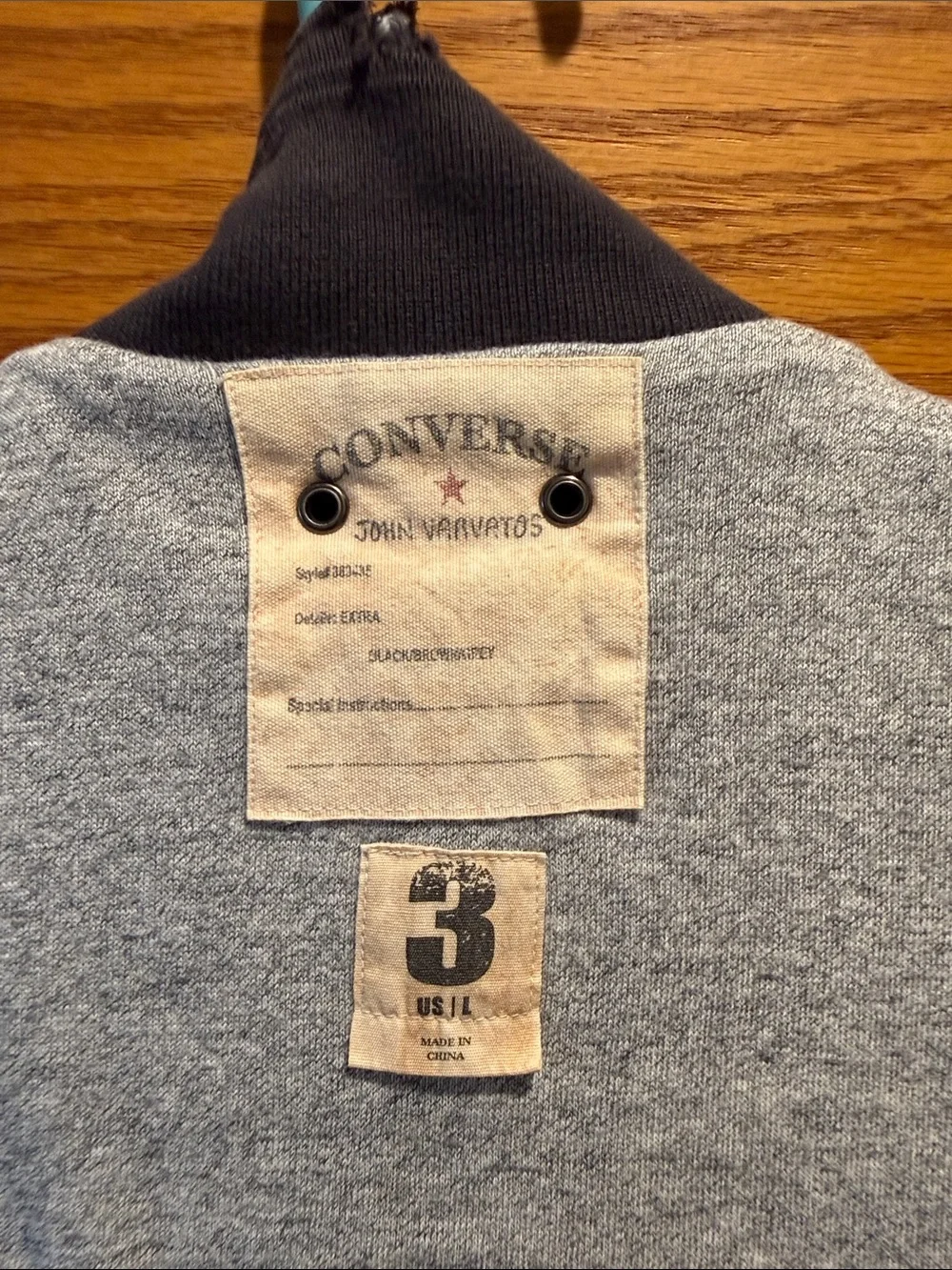 Converse Mens Black Vest Sz Large